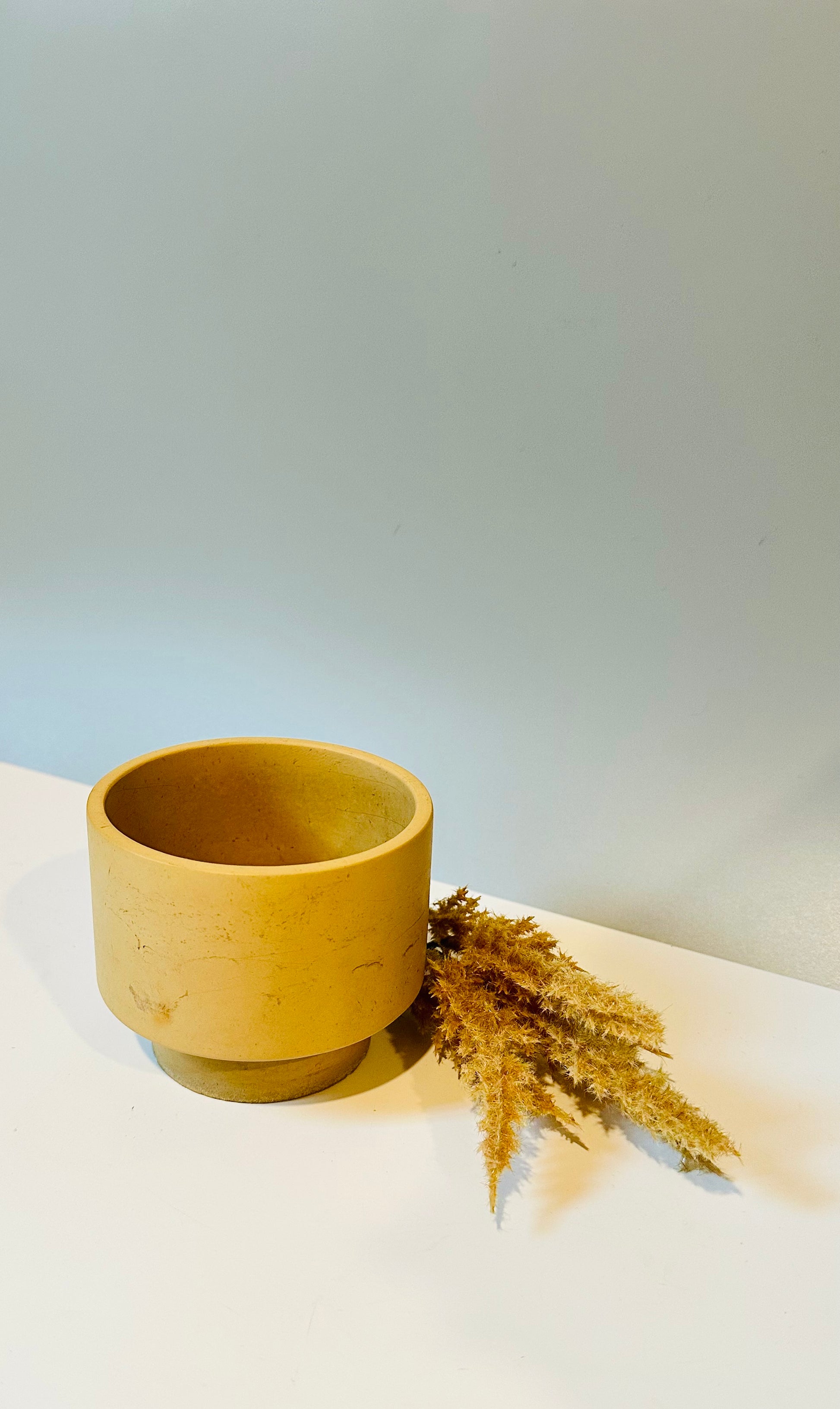 Minimalist cement vessels / pots for plants or decor. Great gifts.