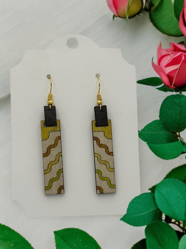 Wooden earrings