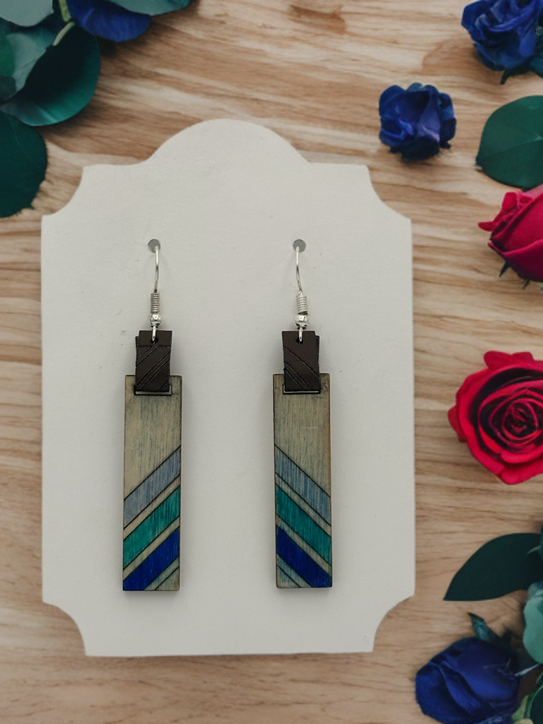 Wooden earrings