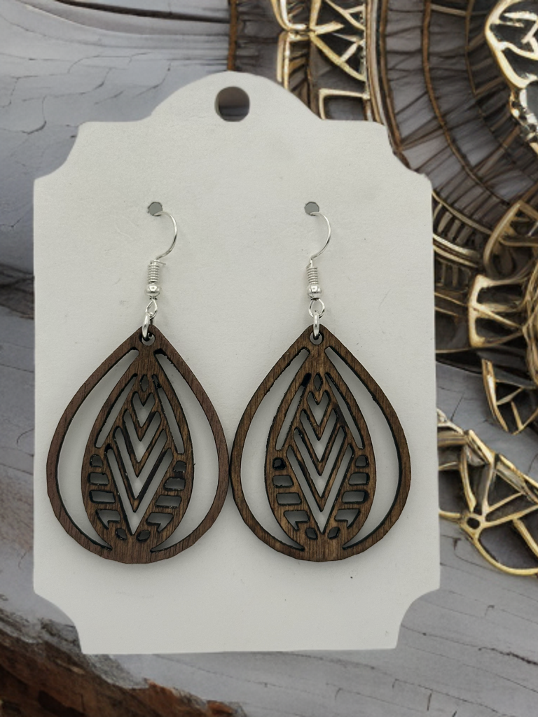 Wooden earrings Style 1