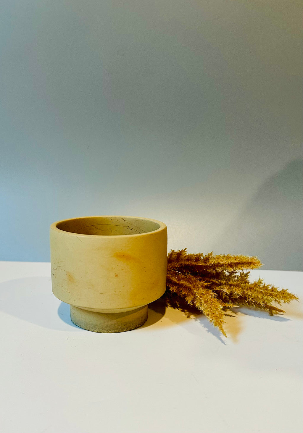 Minimalist cement vessels / pots for plants or decor. Great gifts.