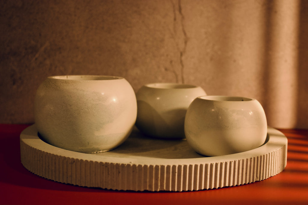 Tray and pots